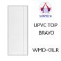 บานประตู ยูพีวีซี TOP รุ่น Bravo WMD-01LR (เฉพาะบาน)